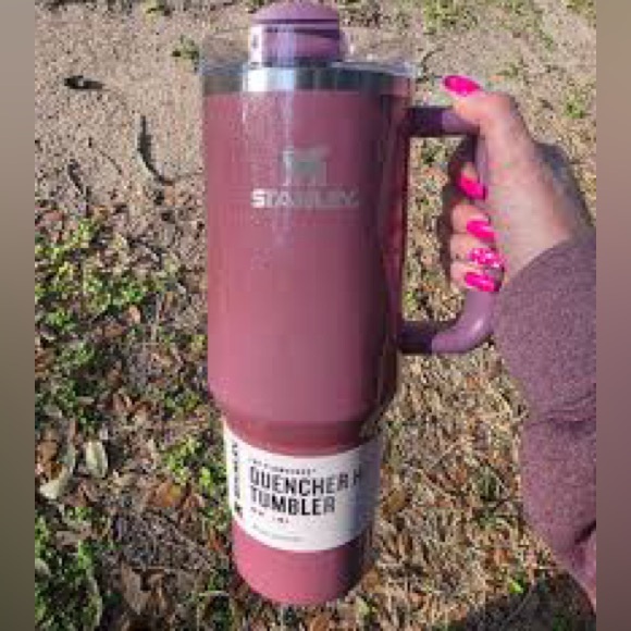 Stanley 40oz flowstate quencher thirst water bottle rare sparkly  pink new cold - Picture 2 of 2